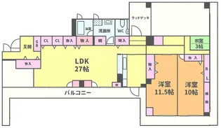 妙典オリモトハイツ【5階】の間取り