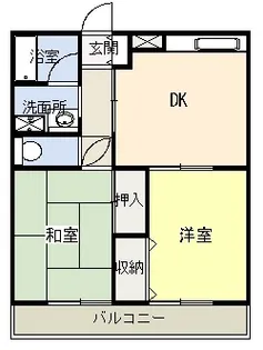 アイランドコーポラス【3階】の間取り