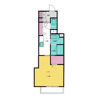 スブリミス【4階】の間取り