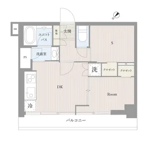 東京都中央区勝どき3【マンション】の間取り