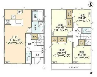 東京都府中市矢崎町5【一戸建】の間取り