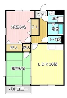 オーベルジュ葵【2階】の間取り