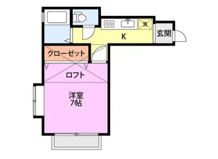 プライムコート【2階】の間取り