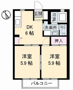 フリーダムメゾン【2階】の間取り