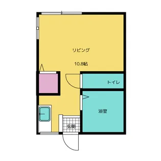1Rの間取り画像