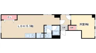 新大阪ファミリービル【4階】の間取り