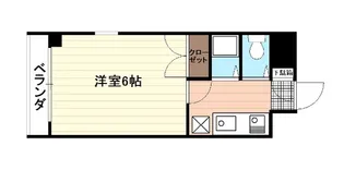 1Kの間取り画像