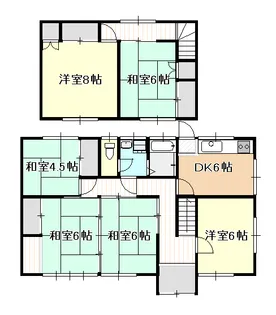岡山県玉野市長尾【一戸建】の間取り