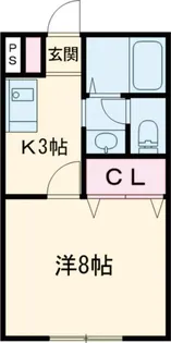 グランディール【1階】の間取り
