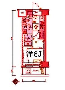 リヴシティ横濱東蒔田【7階】の間取り