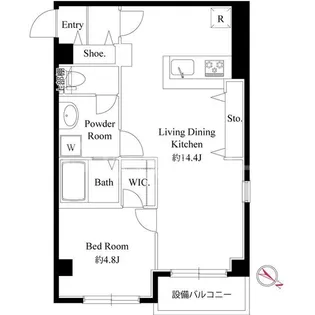 マリエッタ町屋【3階】の間取り