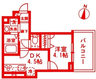 エスプリ【3階】の間取り