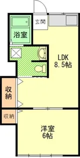 ハイムヒロ【1階】の間取り