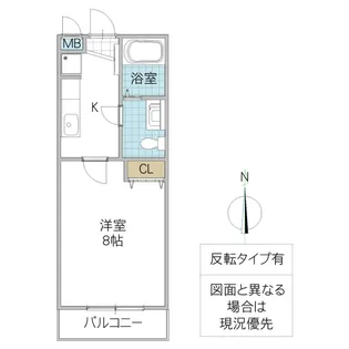 OGURI II【3階】の間取り