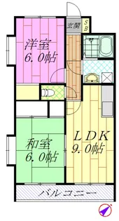 ウインズ今川【3階】の間取り
