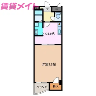 カサ ヴェルデ【3階】の間取り
