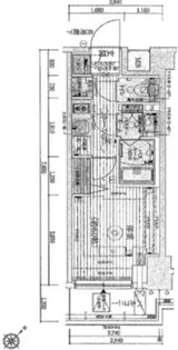 エステムプラザ品川西小山【6階】の間取り