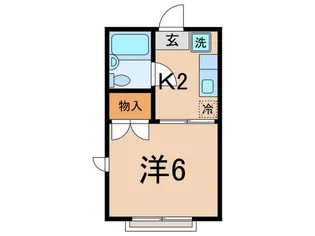 カミール洗足池【2階】の間取り