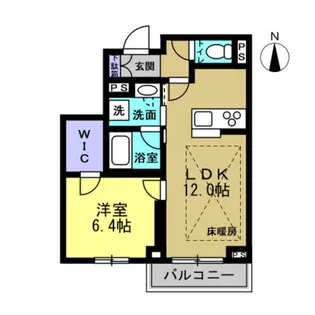 グランディール【3階】の間取り