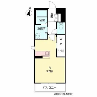 グランリジエール【3階】の間取り