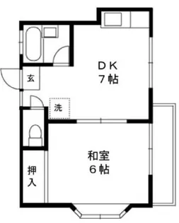 ファーストコーポ【1階】の間取り