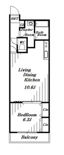 ミリアビタNo.35【1階】の間取り
