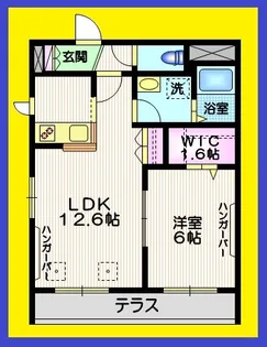 エスコート武蔵【1階】の間取り