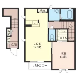 フォレスト・コートA【2階】の間取り