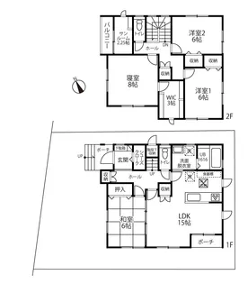 石川県金沢市額谷1【一戸建】の間取り