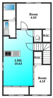 群馬県伊勢崎市八寸町【アパート】の間取り