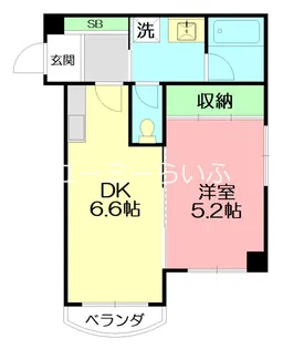 大貫ビル【9階】の間取り