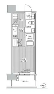 セントラーレ新城【9階】の間取り
