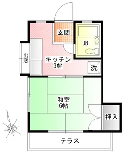 神奈川県横浜市緑区十日市場町【アパート】の間取り