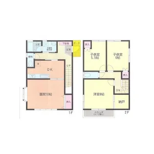 神奈川県横浜市都筑区荏田南3【一戸建】の間取り