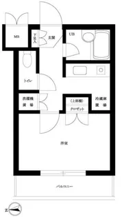 ルーブル三軒茶屋II【3階】の間取り