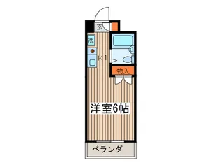 エバ-グレ-ス西府【2階】の間取り