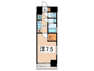 WING TERRACE MINAMIHORIE【12階】の間取り
