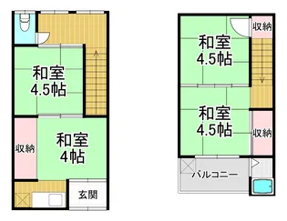 大阪府豊中市大黒町2【一戸建】の間取り