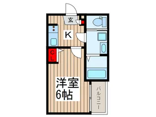 ディアネクスト戸田公園【1階】の間取り