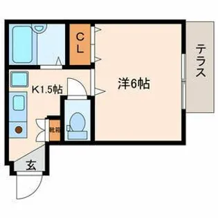 Aiマンション【1階】の間取り
