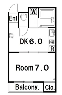 アメニティープレイス コヤナギ【4階】の間取り