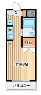 コーポパパラチア【1階】の間取り