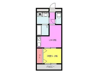 大阪府堺市堺区竜神橋町1【マンション】の間取り