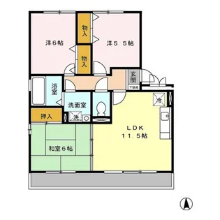 パルティール・ハイツ【3階】の間取り