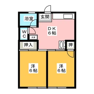 ラビデンスSAWA【1階】の間取り