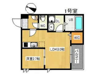 R-Smart Sacrale(旧)RS庚午1【3階】の間取り