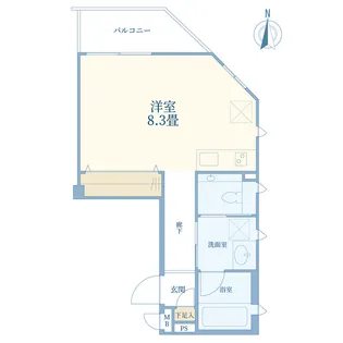 ユタカフォレスト西蒲田八丁目【4階】の間取り