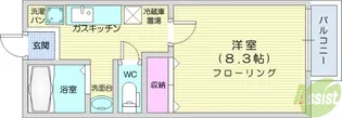 アイビー【2階】の間取り