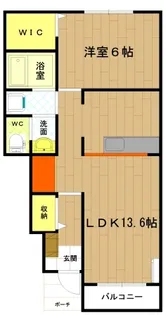 コンフォート小俣 II棟【1階】の間取り
