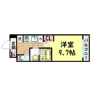 アリビオ大阪港【4階】の間取り